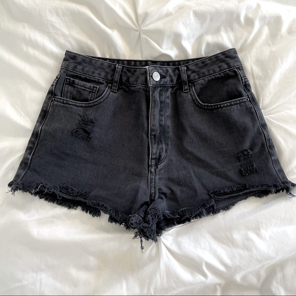 🔥SALE🔥 PacSun High Rise Festival Distressed Denim Shorts